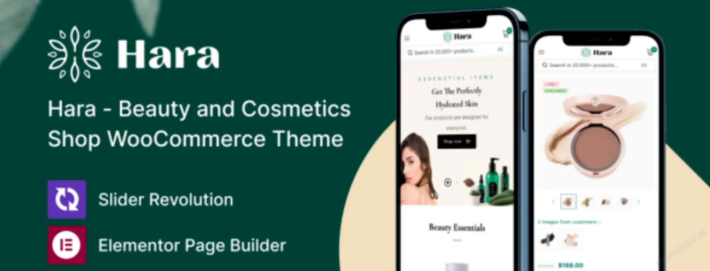 Hara - Tema WooCommerce Toko Kecantikan dan Kosmetik